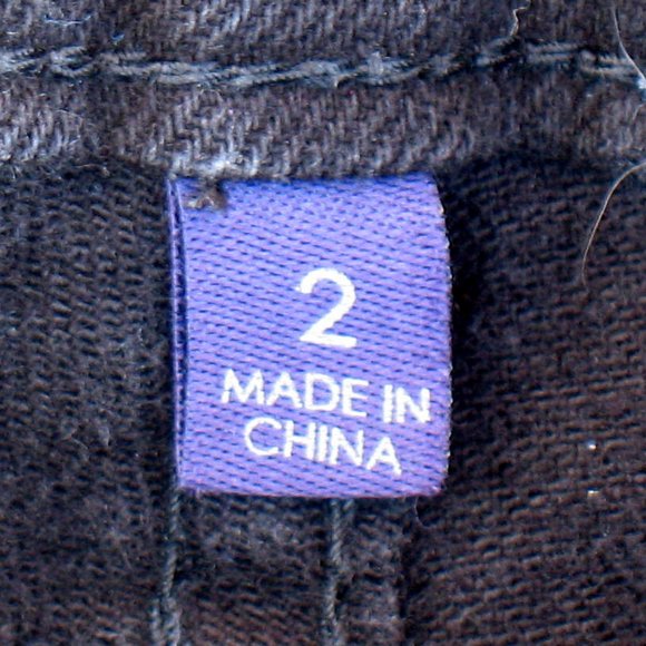 NYDJ Capri Cropped Split Side Buttons Tag Sz 2 - Picture 5 of 8